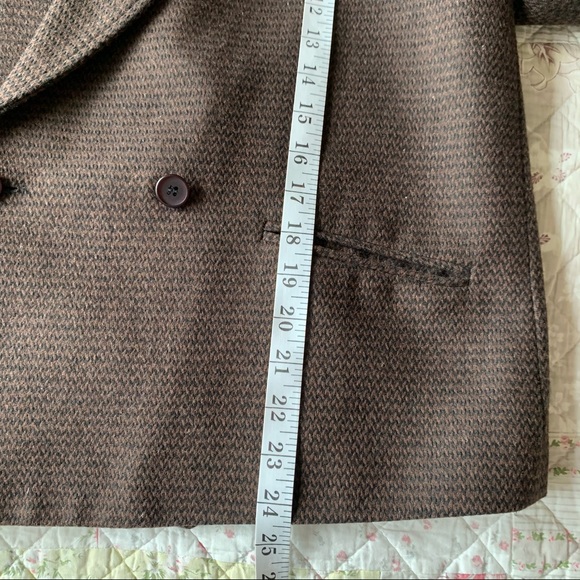 VINTAGE Mister Leonard Blazer Jacket Brown Tan Wool 8 - Picture 4 of 10
